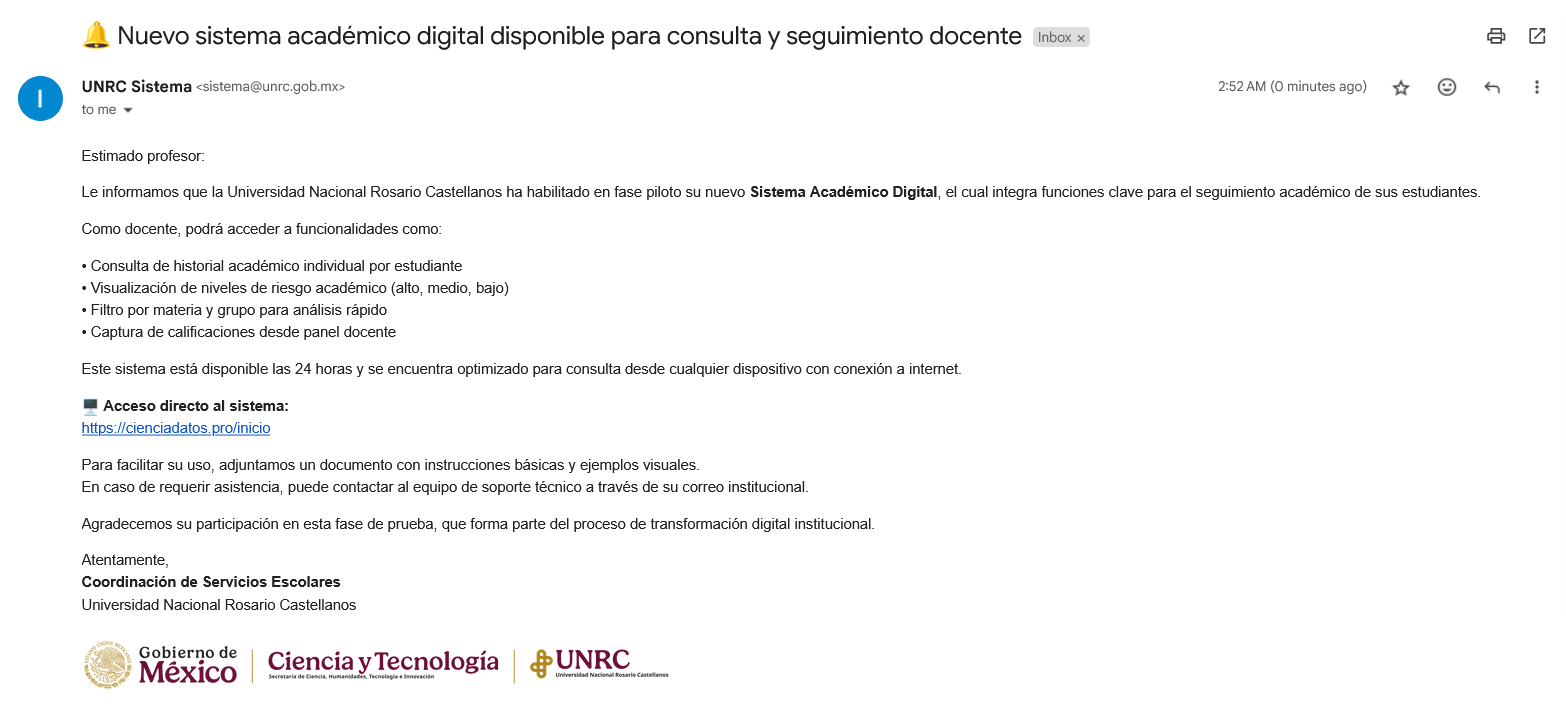 Correo Institucional